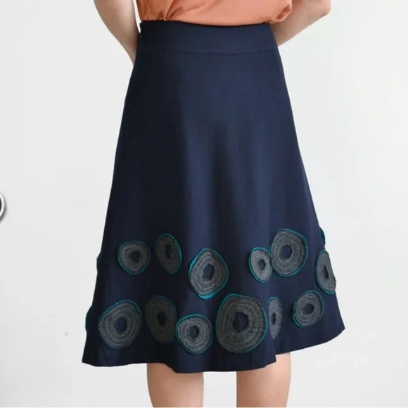 Boden Wool A Line Skirt - Picture 3 of 10